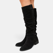 Botas Altas Mujer Efecto Ante