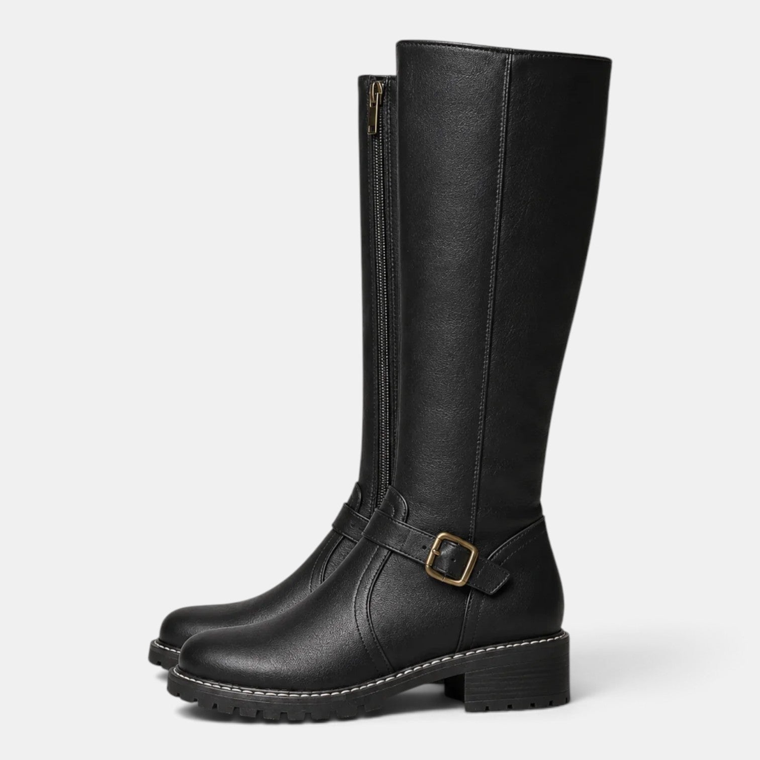 Botas Altas Mujer Hebilla