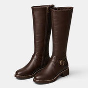 Botas Altas Mujer Hebilla