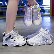 Zapatillas Altas Blancas Mujer Casual