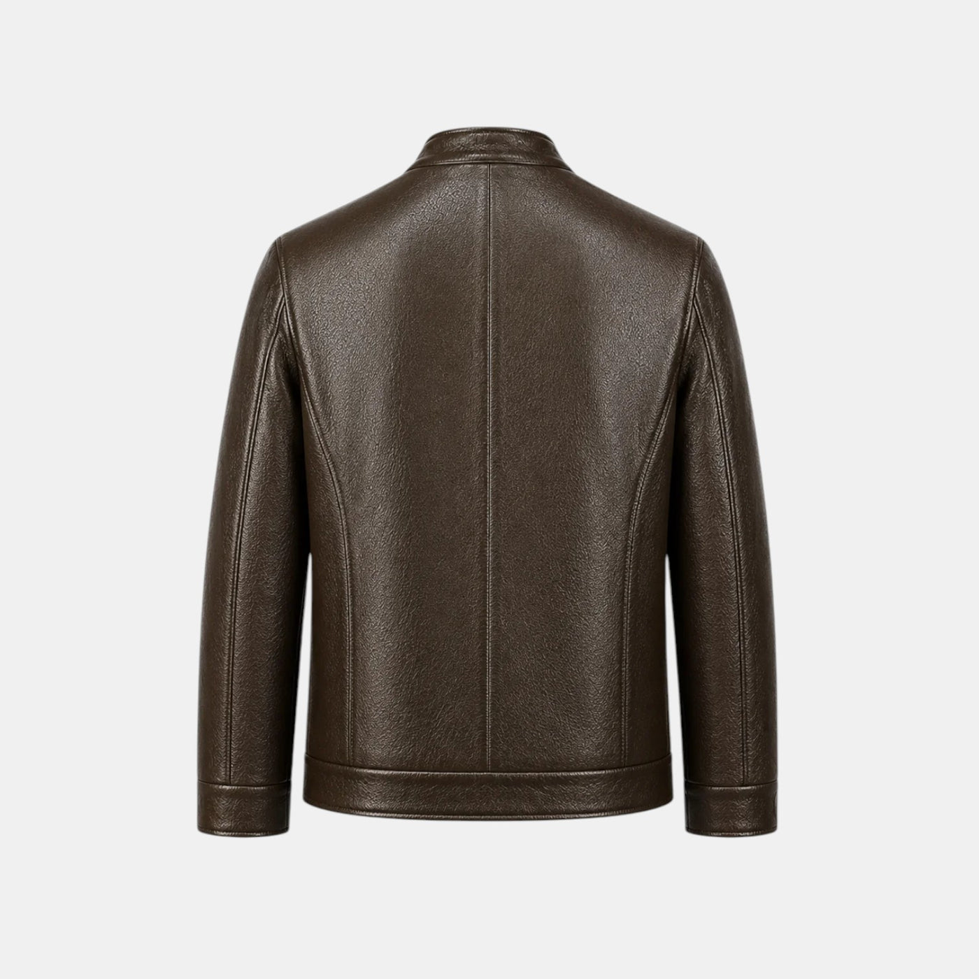 Chaqueta Efecto Piel Hombre