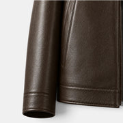 Chaqueta Efecto Piel Hombre
