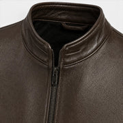 Chaqueta Efecto Piel Hombre