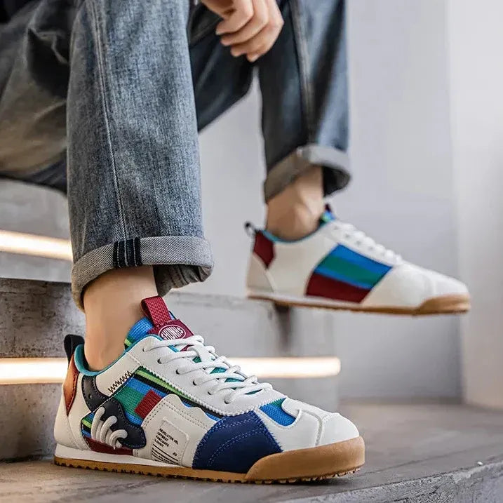 Zapatillas Urbanas Hombre con Ante Casual Premium