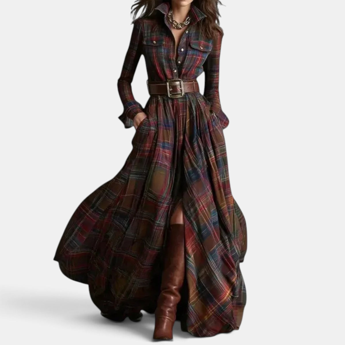 Boho Long Wedding Guest Dress