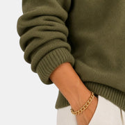 Women's V-Neck Elegant Sweater