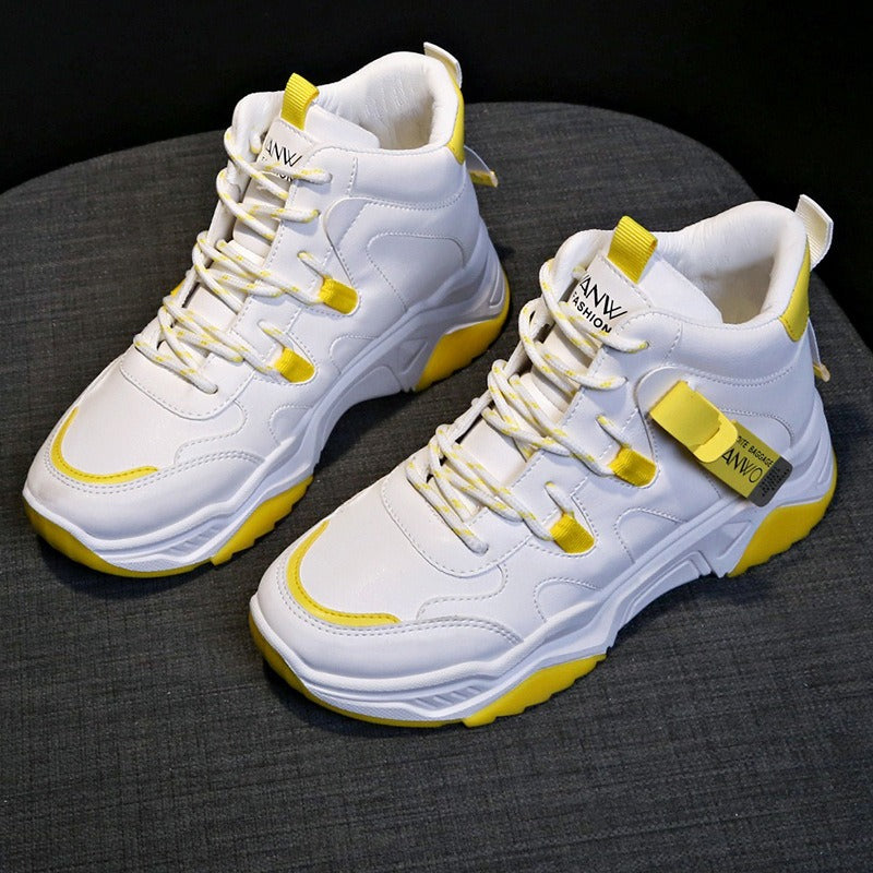 Zapatillas Altas Blancas Mujer Casual