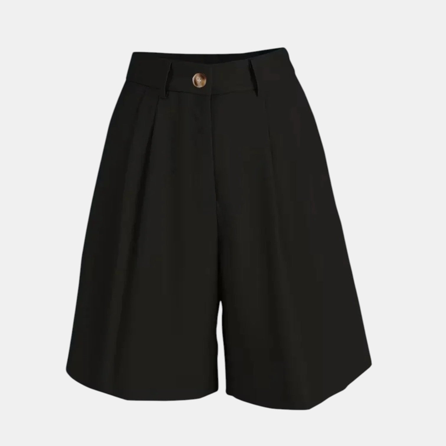 Women's Shorts with Gold Buckle