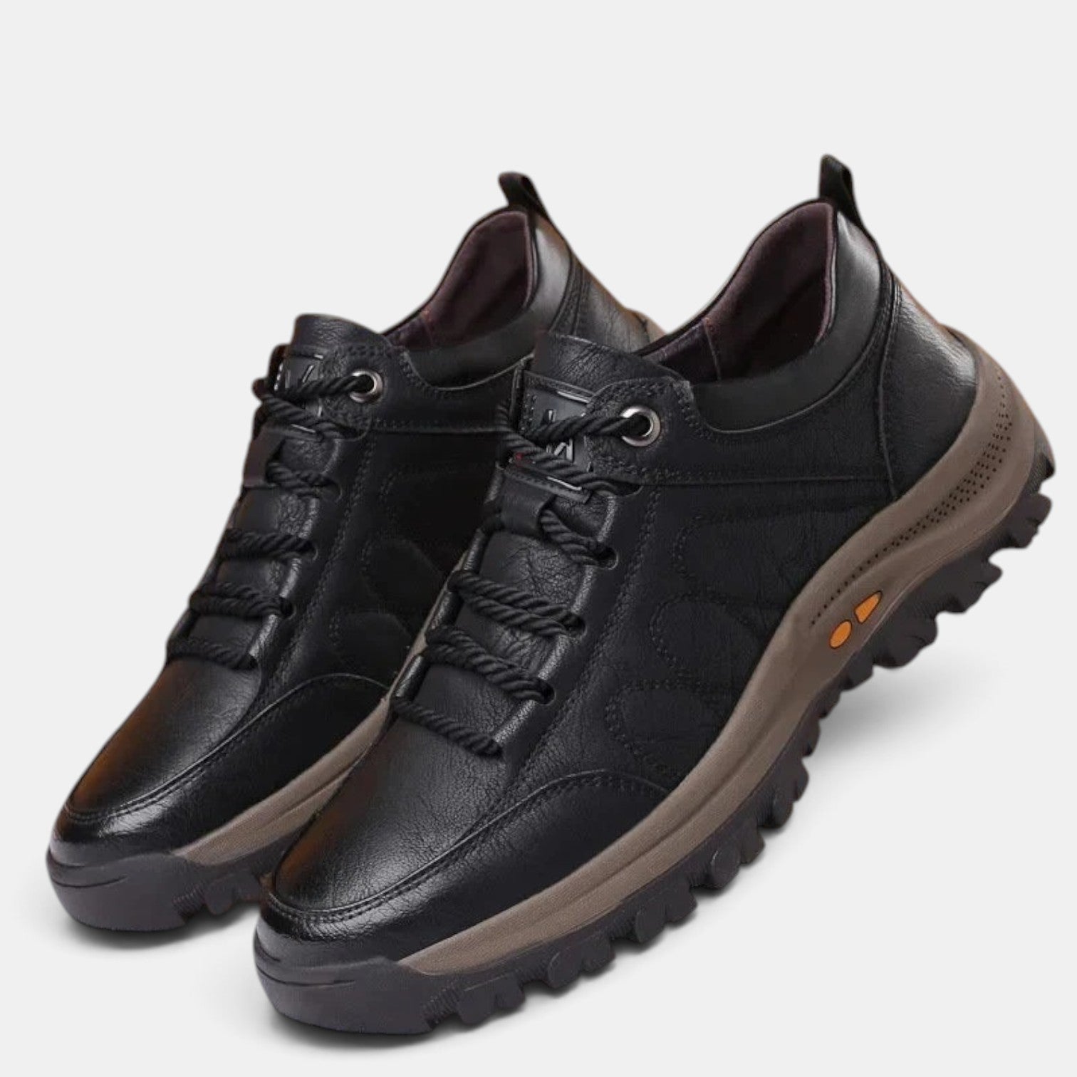 Botas Hombre Piel Genuina Ortopédicas Impermeables