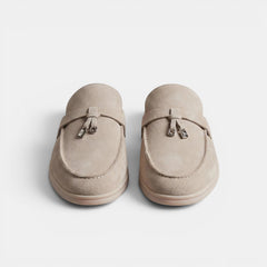 Men's Suede Mule Loafers