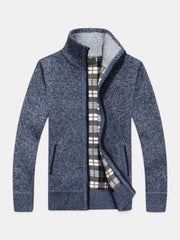 Men's Brushed Knit Winter Sweater