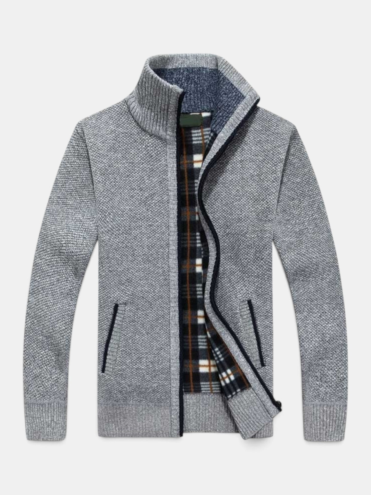 Men's Brushed Knit Winter Sweater