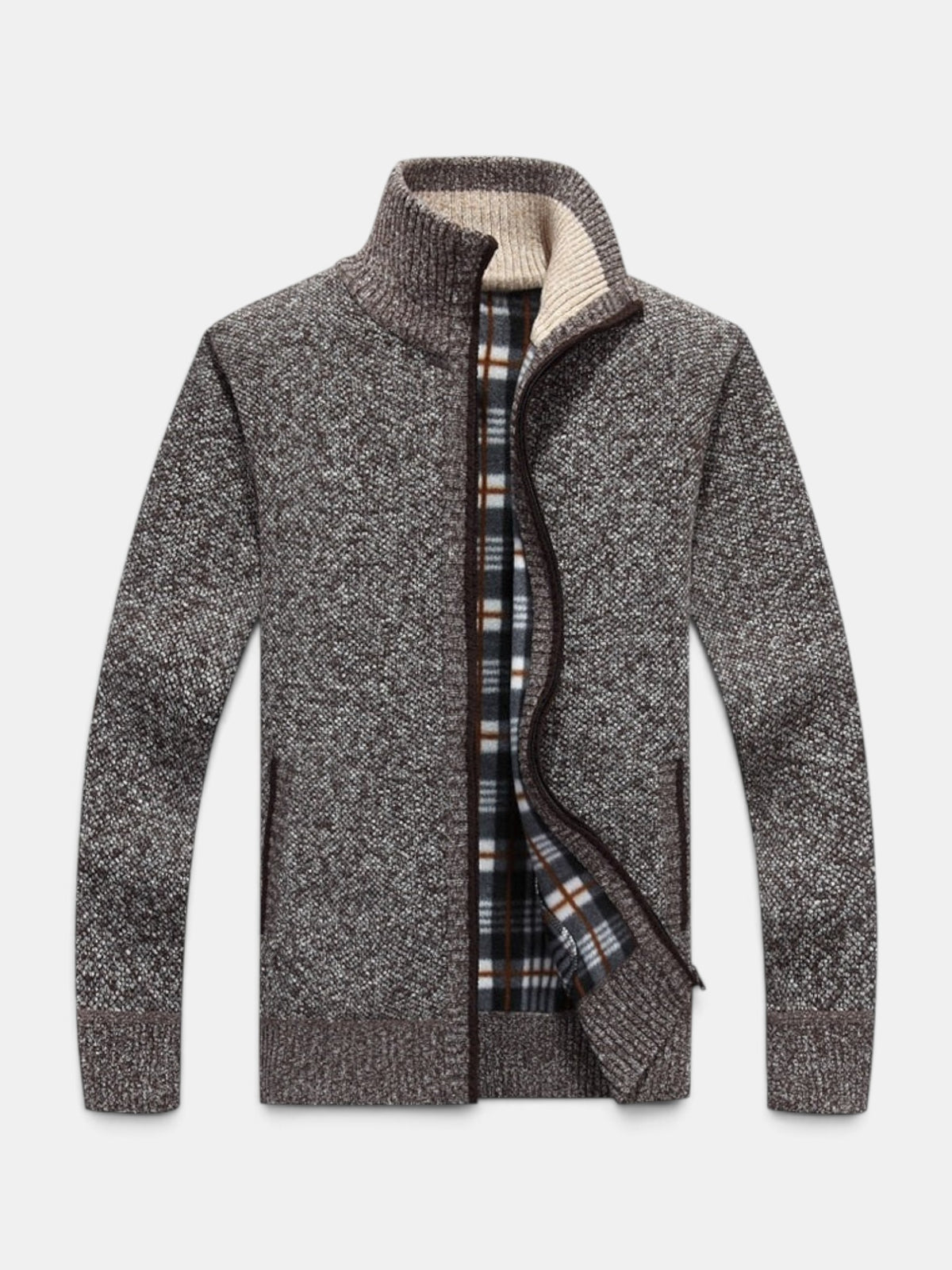 Men's Brushed Knit Winter Sweater
