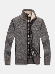 Men's Brushed Knit Winter Sweater