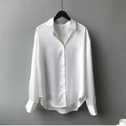 Camisa Mujer Seda Elegante Clásica