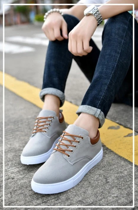 Zapatillas Hombre Urbanas Suela Blanca