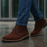 Botines Hombre Ante Suela Gruesa