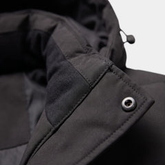 Parka Hombre Acolchada Cortavientos con Capucha