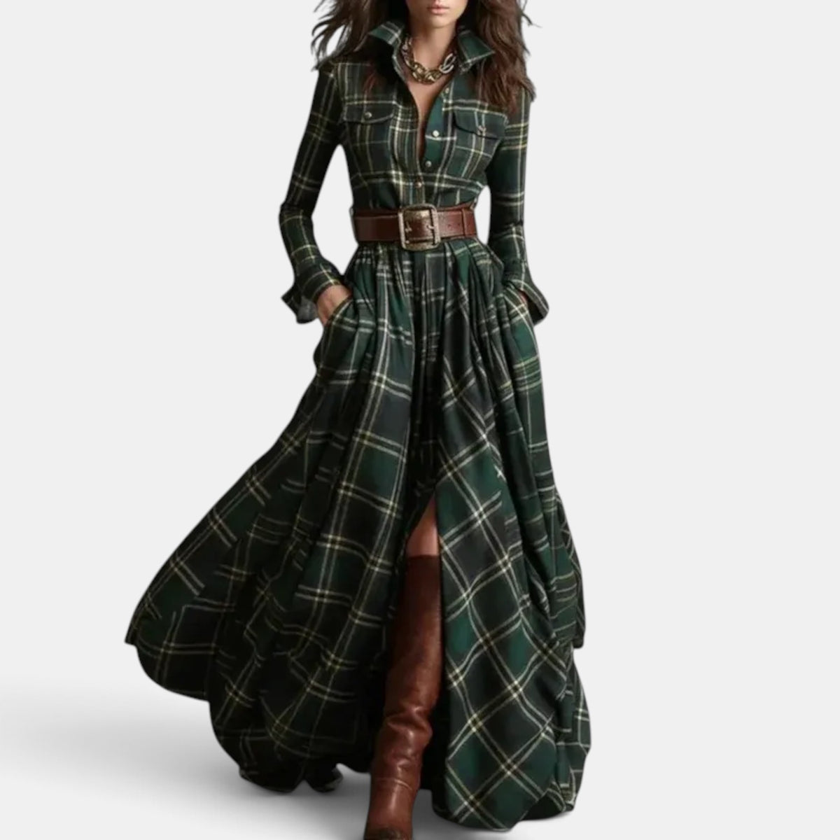 Boho Long Wedding Guest Dress