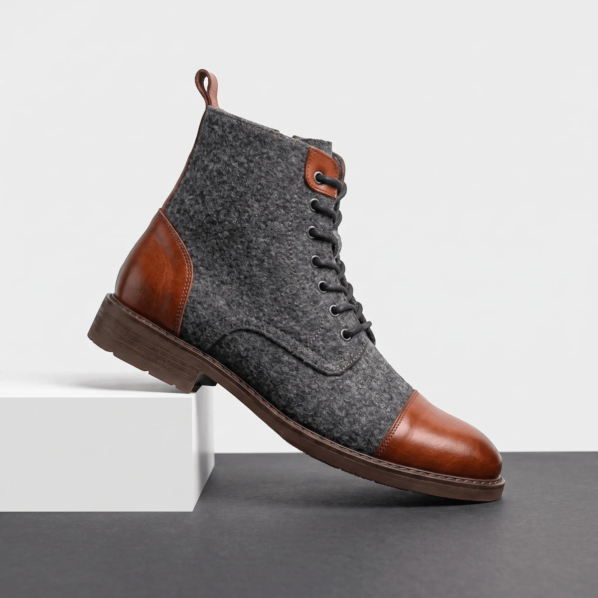 Botas Hombre Lana con Piel