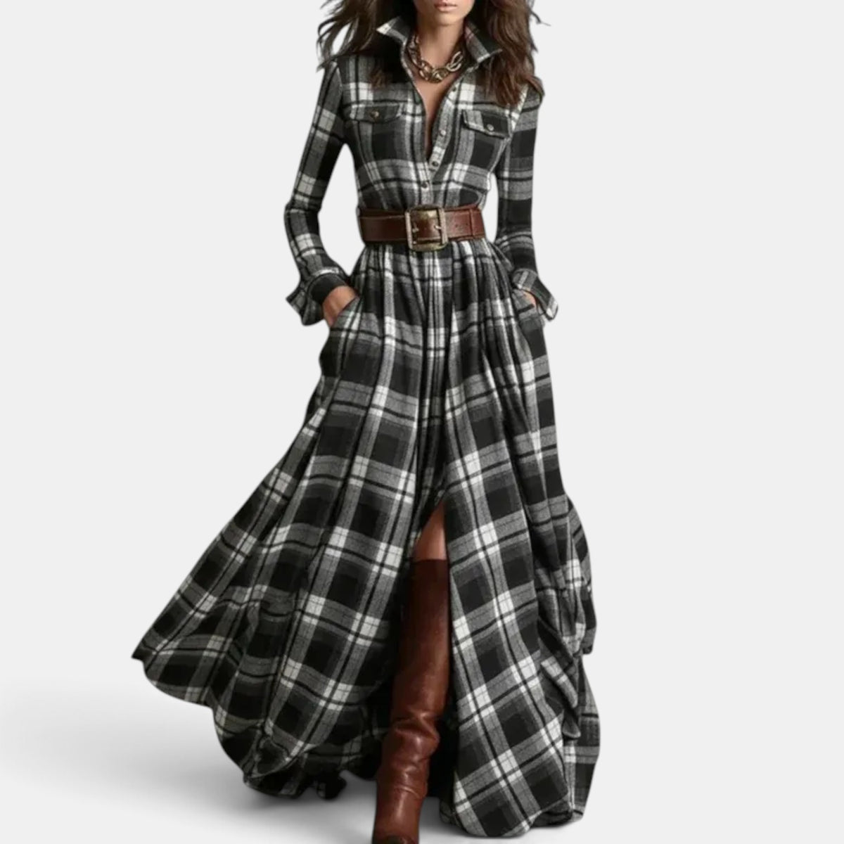Boho Long Wedding Guest Dress