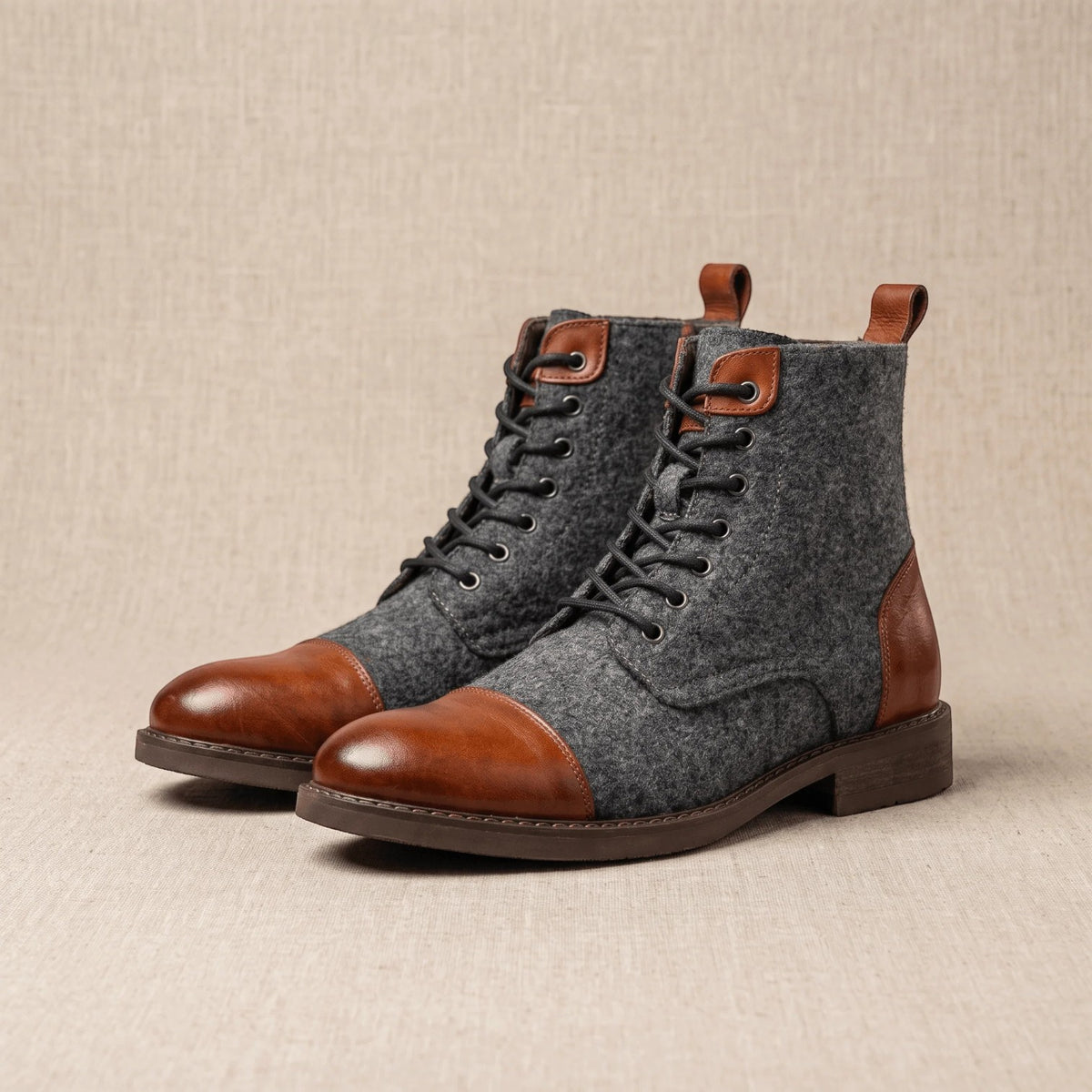 Botas Hombre Lana con Piel