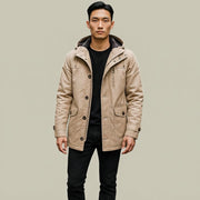 Chaqueta de Invierno Hombre con Capucha Desmontable