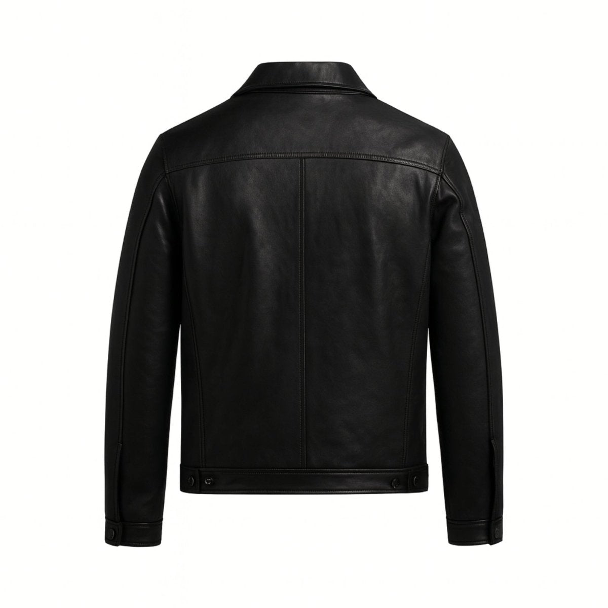 Chaqueta Hombre de Piel Nappa de Cordero Corte Ajustado