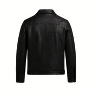 Chaqueta Hombre de Piel Nappa de Cordero Corte Ajustado