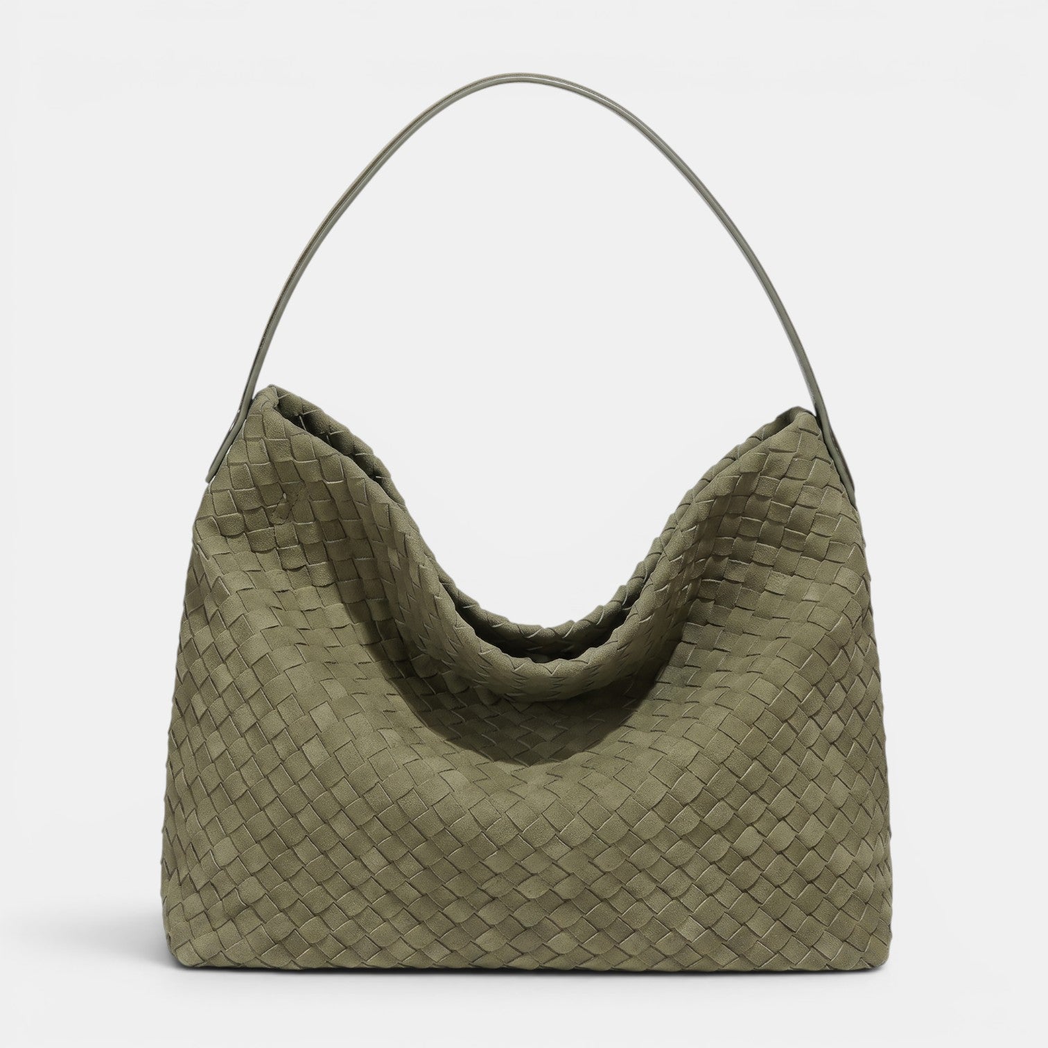 Large Elegant Braided Women's Handbag