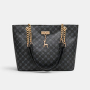 Bolso Mujer Cuero Cadena