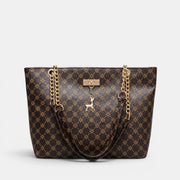Bolso Mujer Cuero Cadena