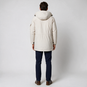 Parka Hombre de Lana de Cordero con Capucha