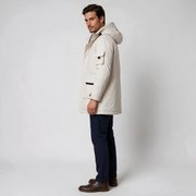 Parka Hombre de Lana de Cordero con Capucha