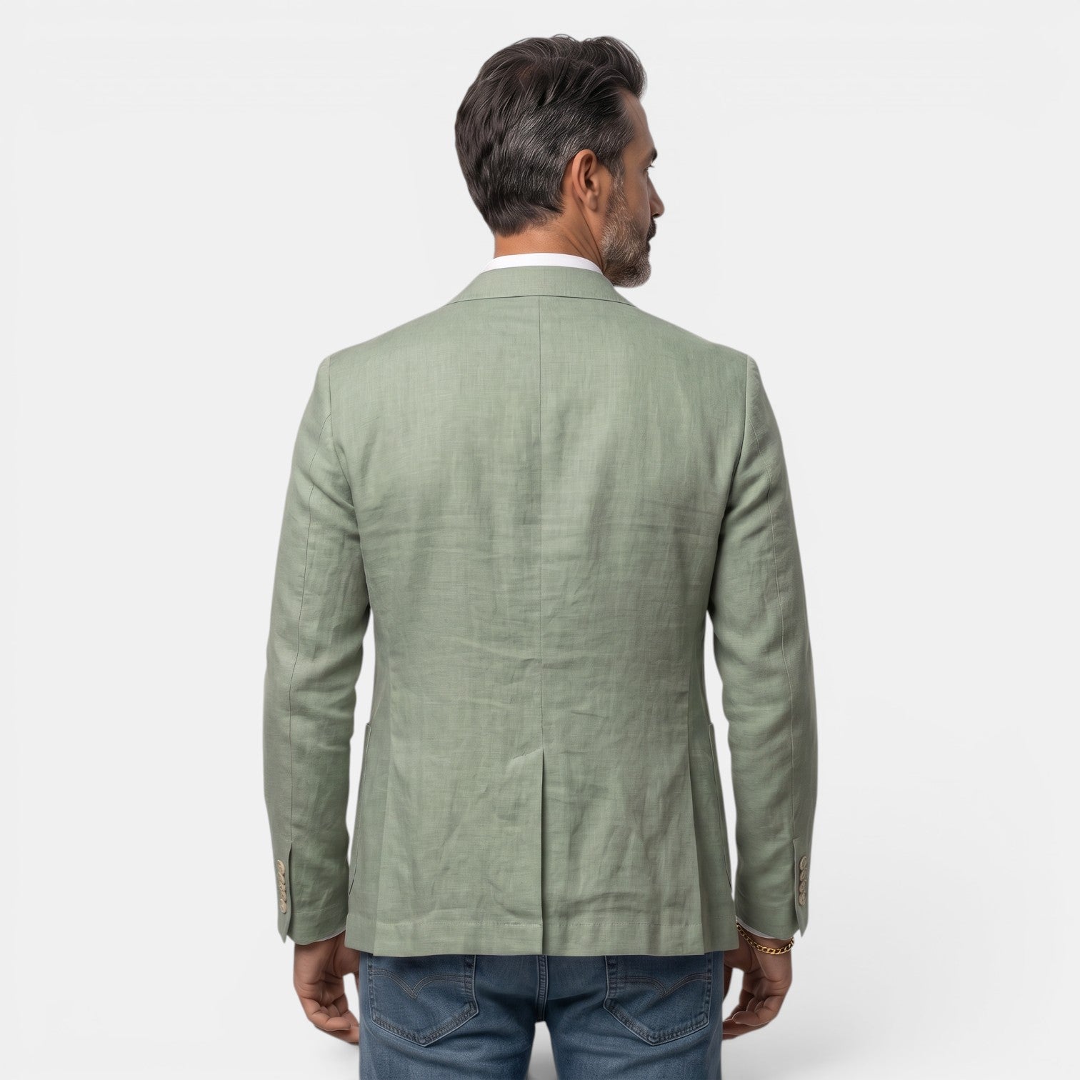 Men's Premium Slim Fit Blazer - Lightweight Elegant Jacket with Classic Lapel