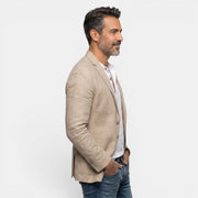 Men's Premium Slim Fit Blazer - Lightweight Elegant Jacket with Classic Lapel