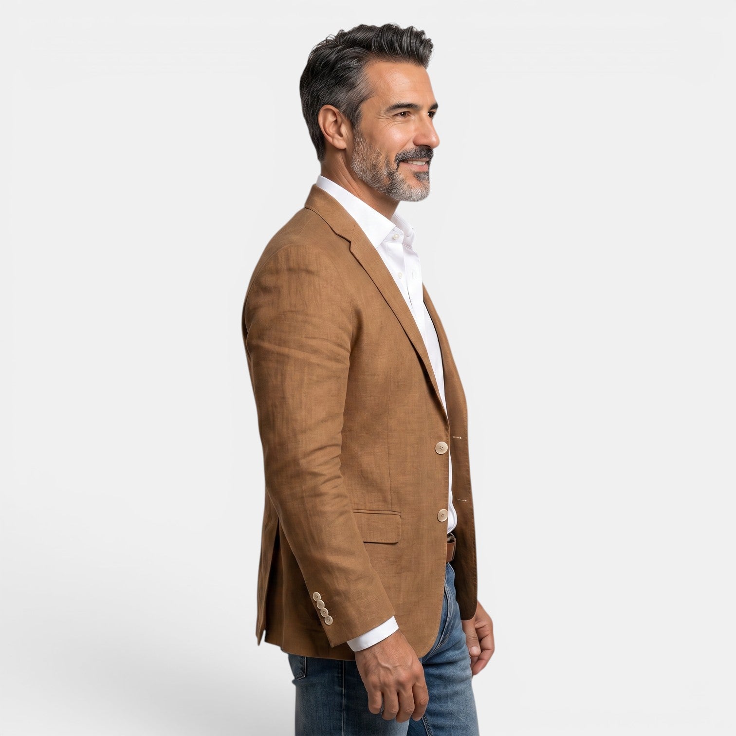 Men's Premium Slim Fit Blazer - Lightweight Elegant Jacket with Classic Lapel