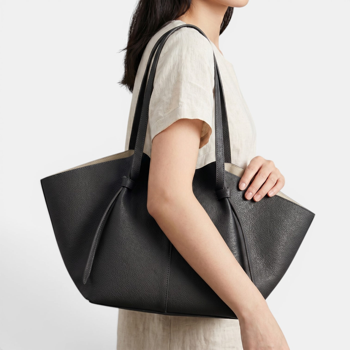Bolso Mujer Cuero Grande