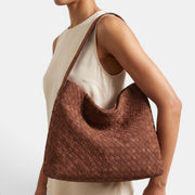 Bolso Trenzado Mujer Grande Elegante