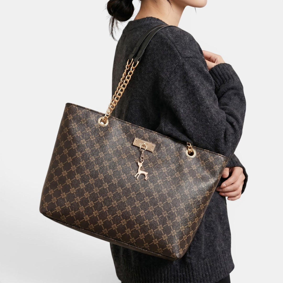 Bolso Mujer Cuero Cadena