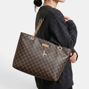 Bolso Mujer Cuero Cadena