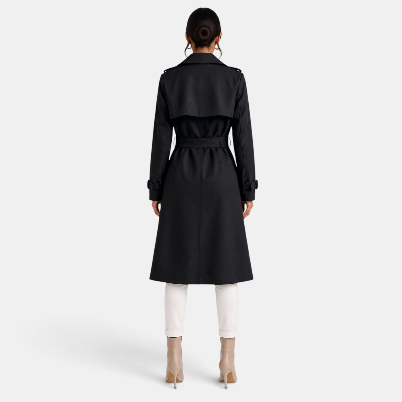 Gabardina Mujer Elegante Larga