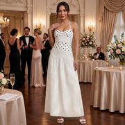 Women's Polka Dot Maxi Dress