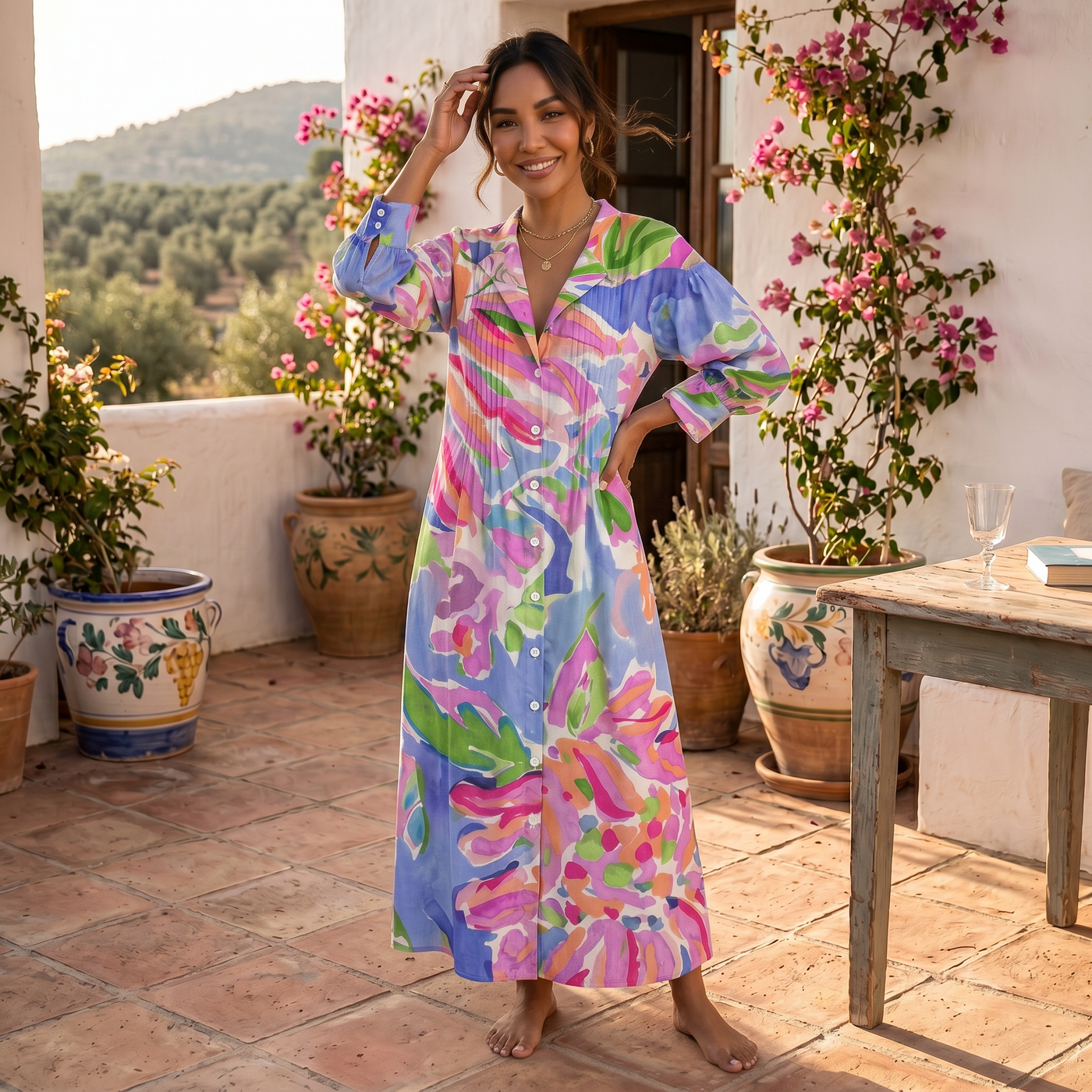 Women's Boho Long Summer Dress