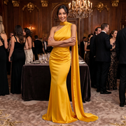 Women's Elegant Halter Maxi Dress