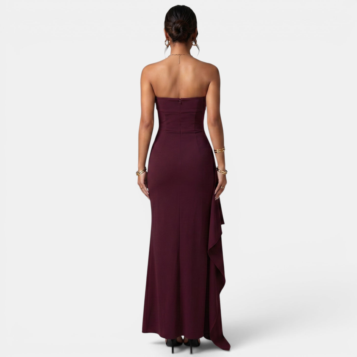 Vestido Largo con Abertura Mujer