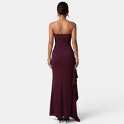 Vestido Largo con Abertura Mujer