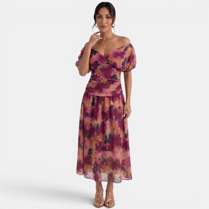Vestido Midi Floral Verano