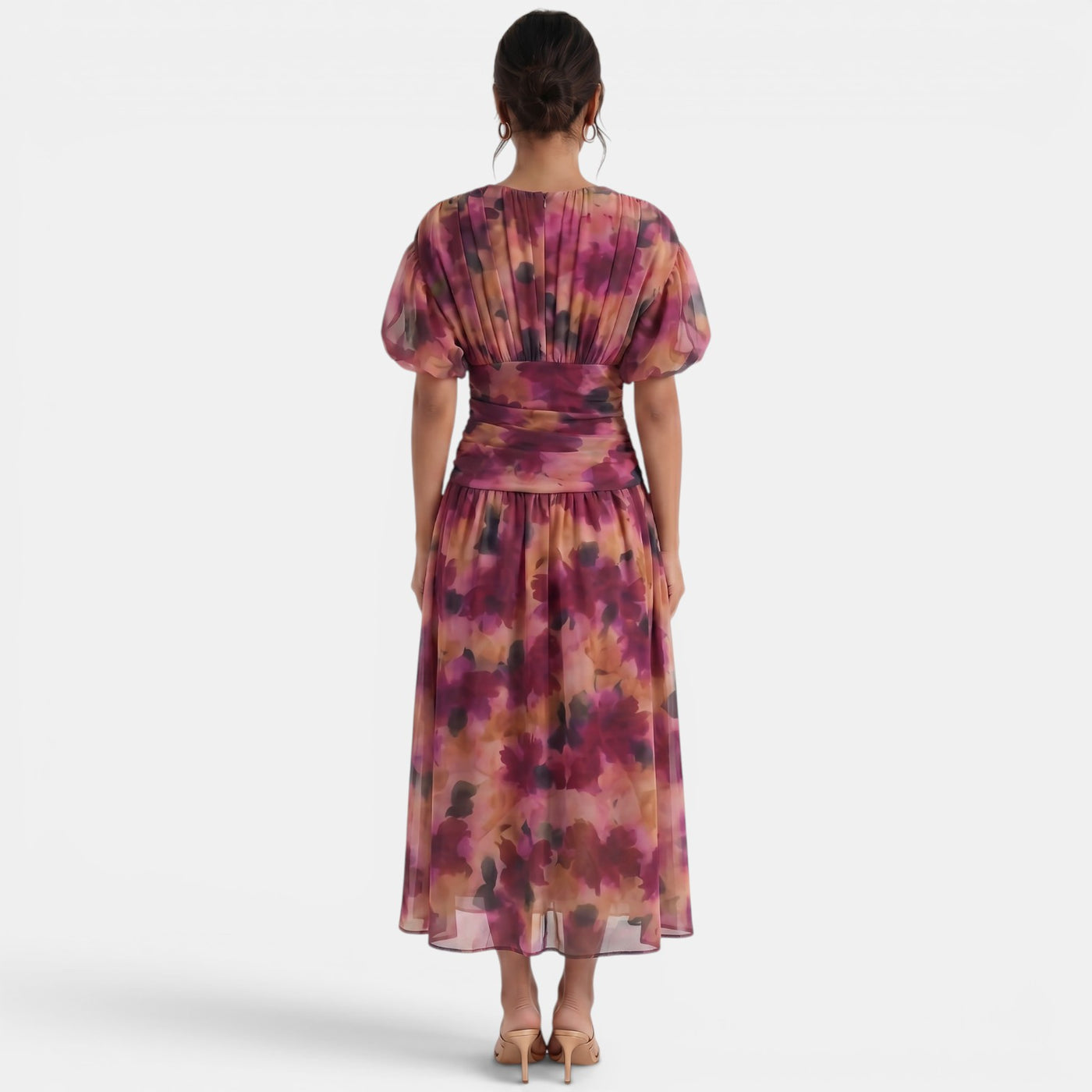 Vestido Midi Floral Verano