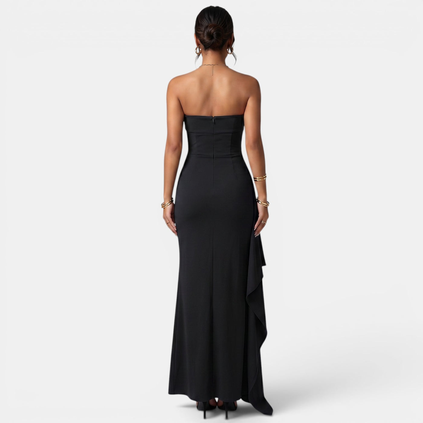 Vestido Largo con Abertura Mujer